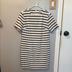 Black and White Striped Dress